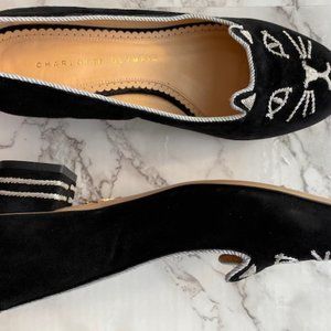 CHARLOTTE OLYMPIA Cat Shoes Used with Box Size 38